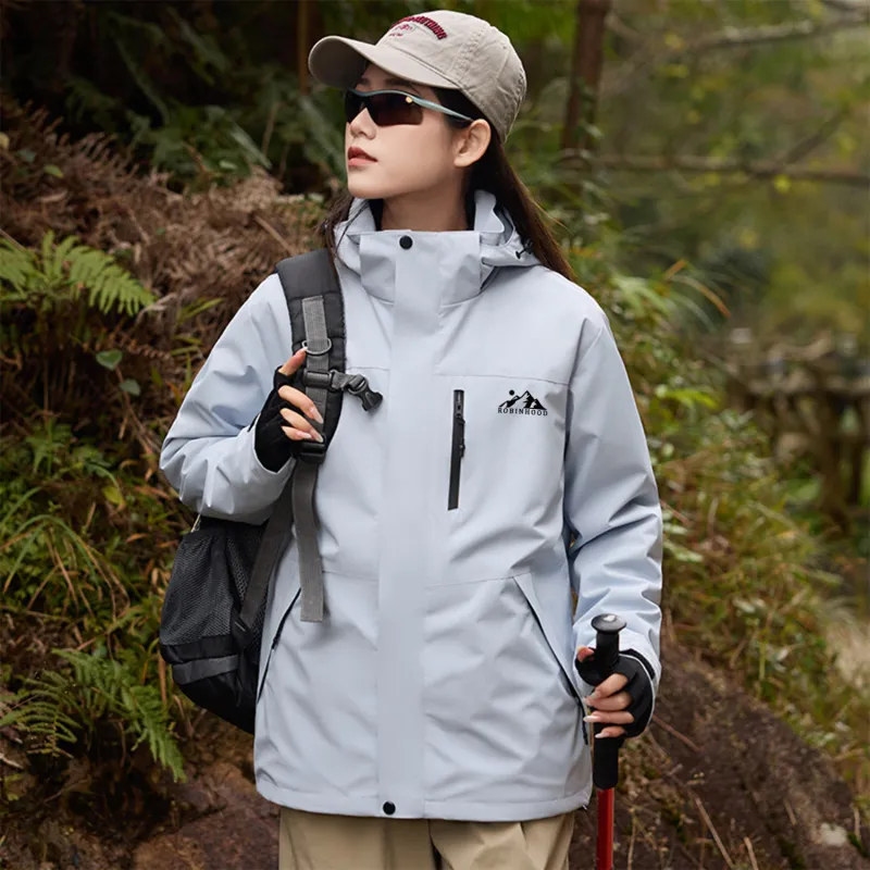 ROBINHOOD Waterproof, Windproof, Breathable, Thermal, Water Repellent Windbreaker Jacket Unisex-42
