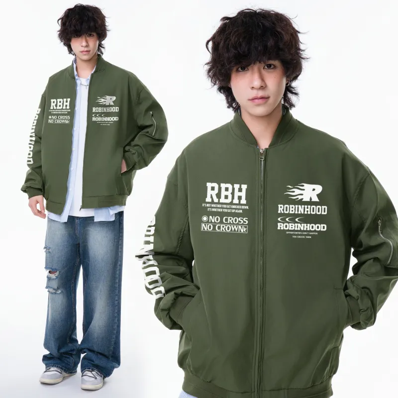 ROBINHOOD Baseball Jacket Unisex-14