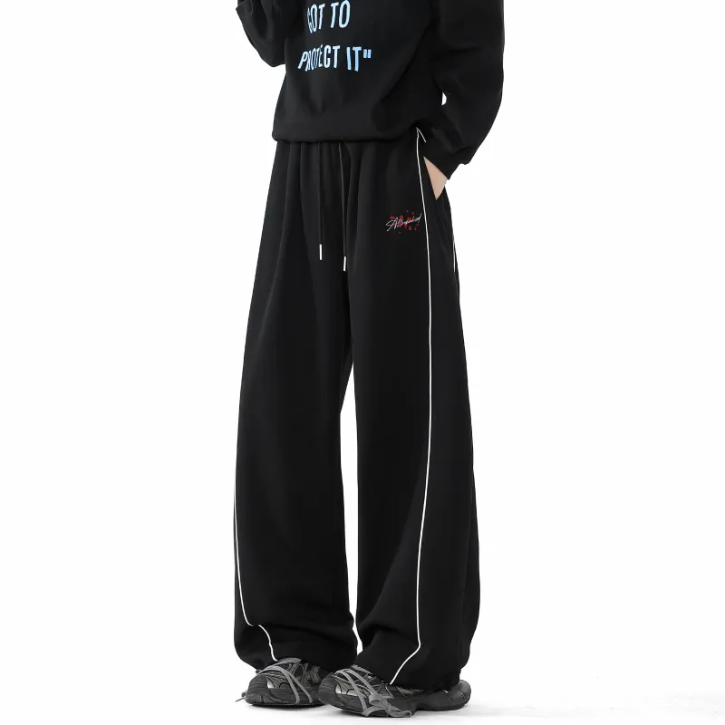 ROBINHOOD Casual Pants Unisex Black-3