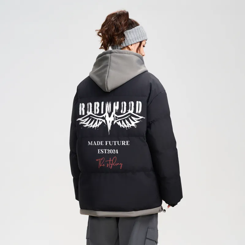 ROBINHOOD Puffer Jackets Unisex-4
