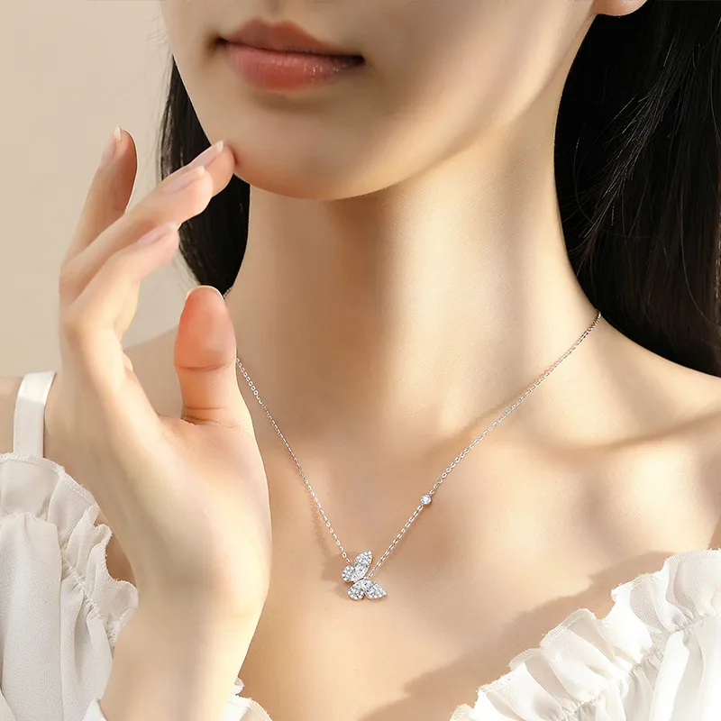 MAXTHINK S925 Silver Necklaces Women's Silver/Gold-1