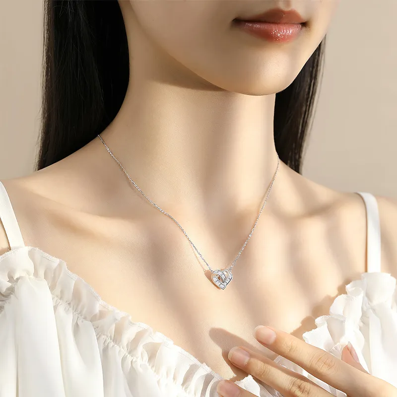 MAXTHINK S925 Silver Necklaces Women's Silver-1