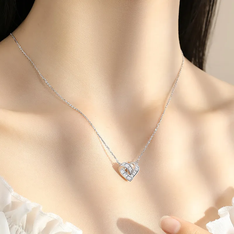 MAXTHINK S925 Silver Necklaces Women's Silver-2