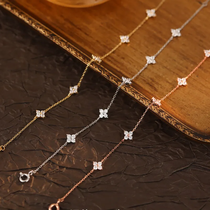 MAXTHINK 925 Sterling Silver Bracelets Women's Gold/Silver/Rose Gold-8