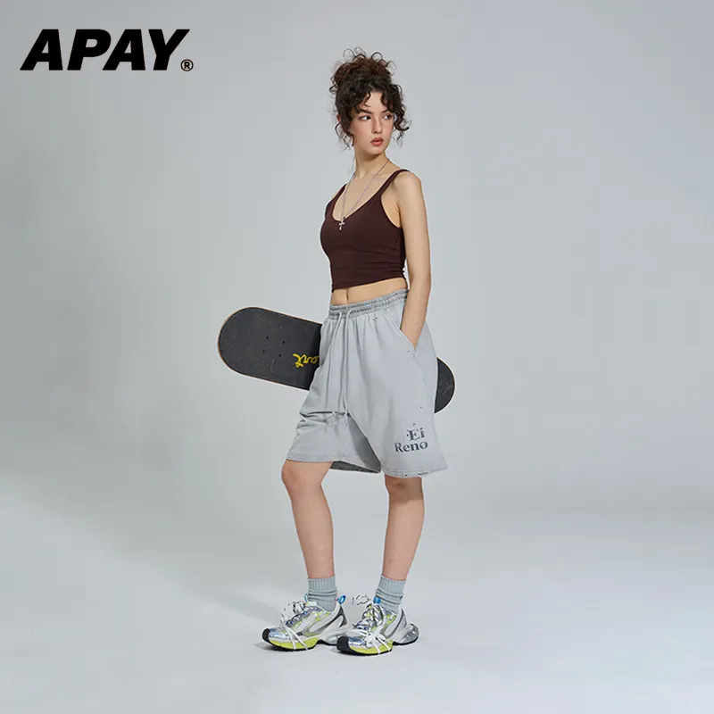 APAY Denim Shorts Unisex-5