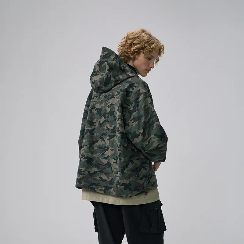APAY Jackets Coats Unisex Green Camouflage-5