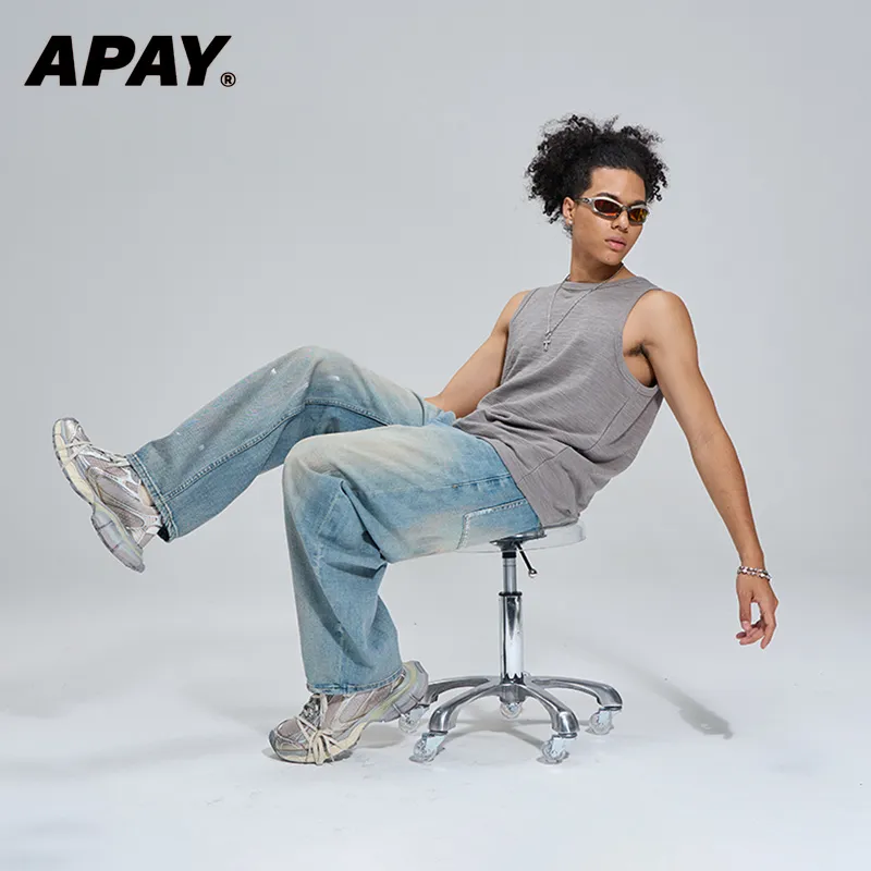 APAY Jeans Unisex Blue-3