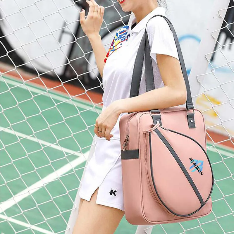 MYBORON Badminton Net Ball Ping Pong Paddle Bag Shoulder Bag-8