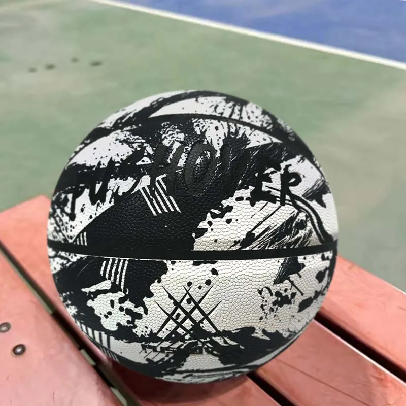 PUSHOVER PU Basketball Size 7 Training Unisex-28