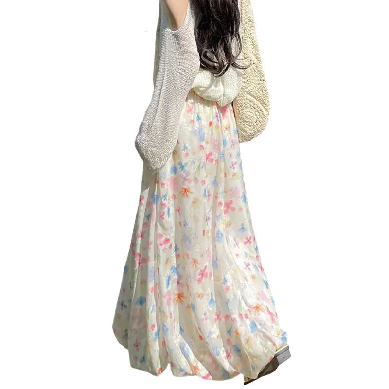 ROBINHOOD Casual Long Skirt Women's-4