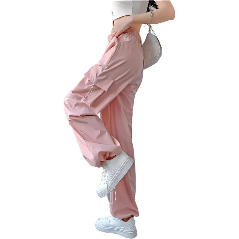 ROBINHOOD Cargo Pants Unisex Pink-1