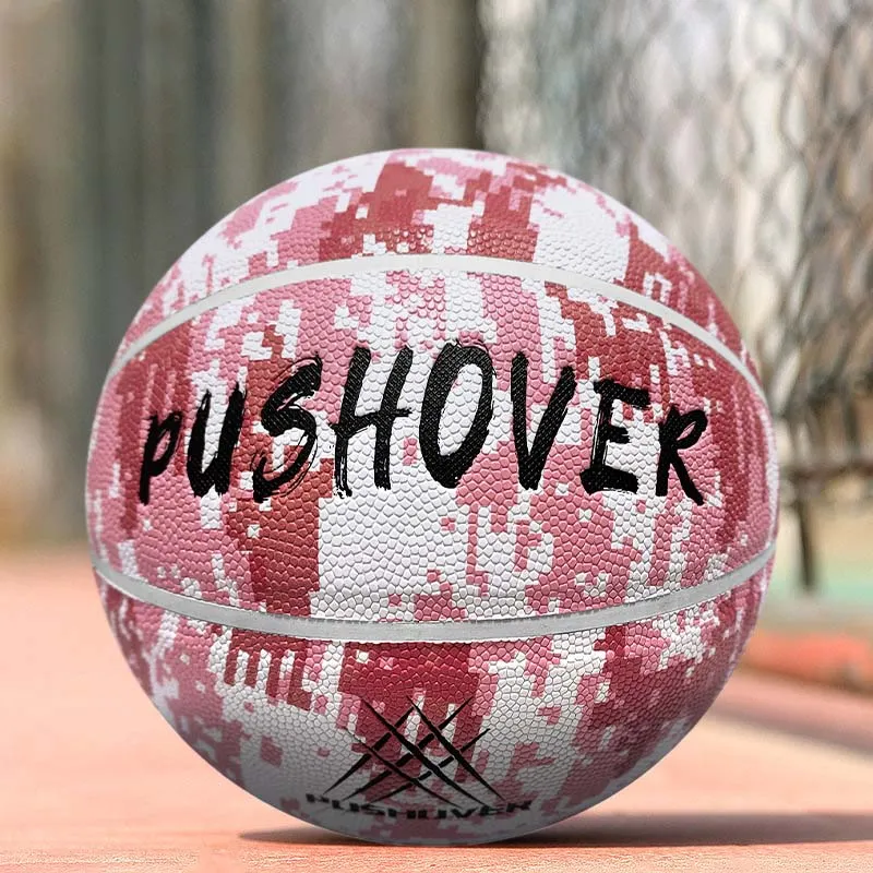 PUSHOVER PU Size 7 Basketball Size 7 Ball Training Unisex-13