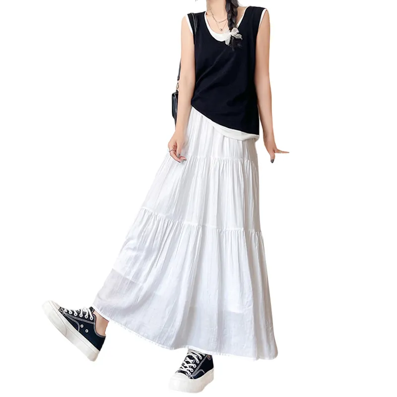 ROBINHOOD Casual Long Skirt Women's-6