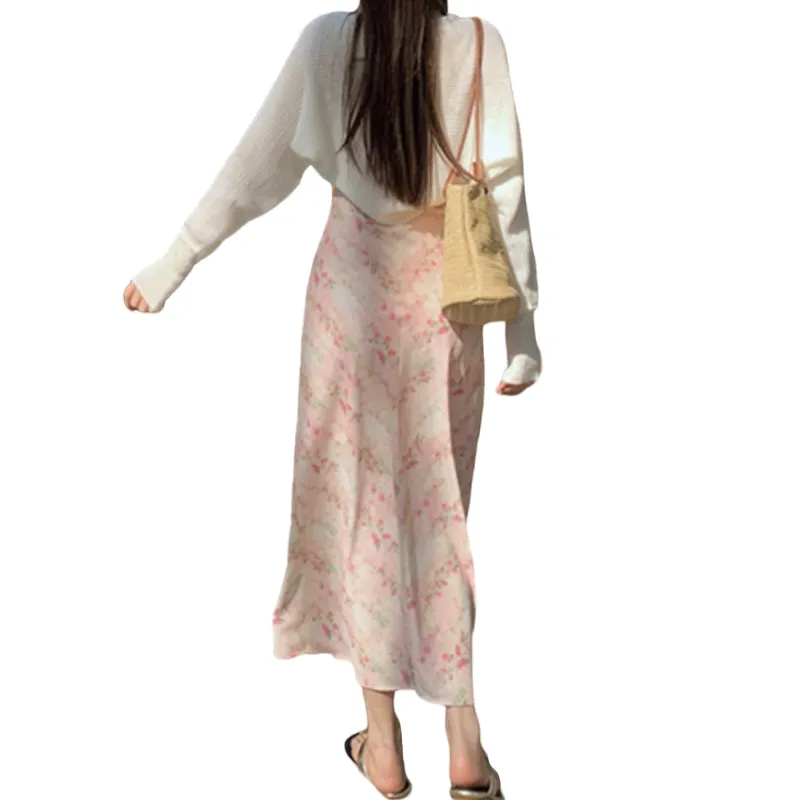 ROBINHOOD Slip Dresses Women's Pink-4