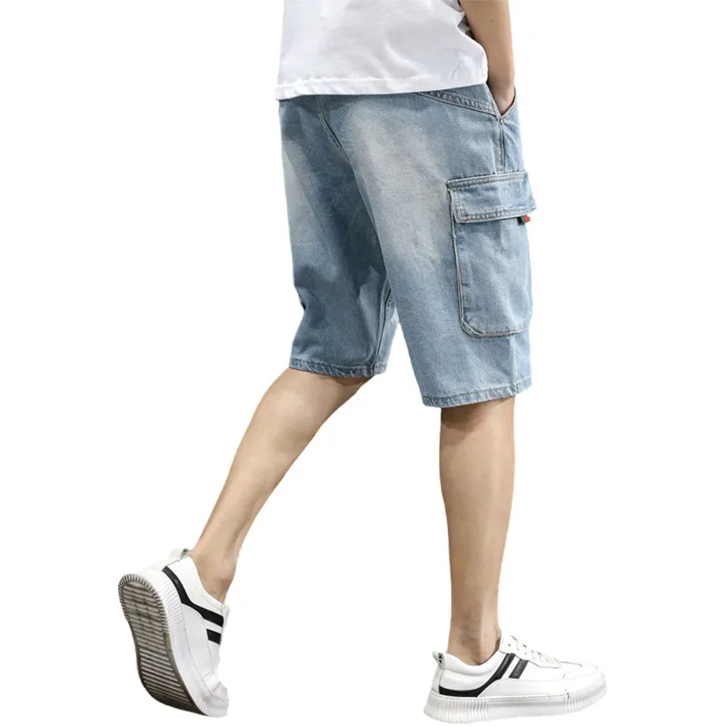 ROBINHOOD Denim Shorts Unisex Dark Blue-9