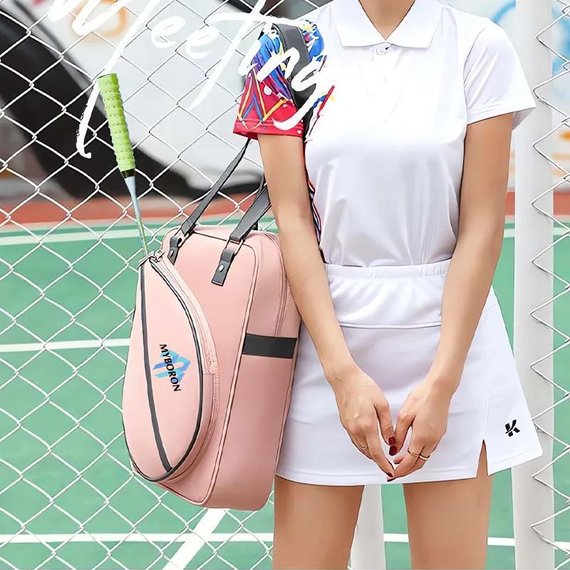 MYBORON Badminton Net Ball Ping Pong Paddle Bag Shoulder Bag-9
