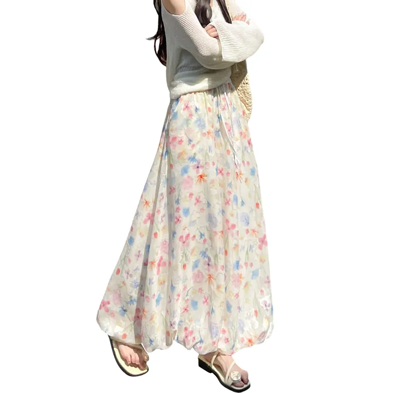 ROBINHOOD Casual Long Skirt Women's-2