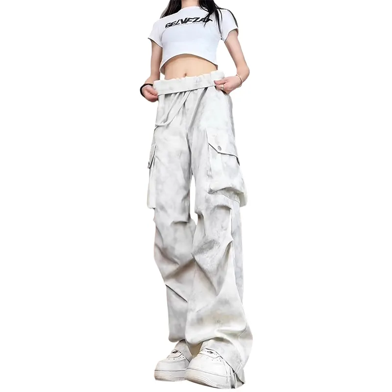 ROBINHOOD Cargo Pants Women's Apricot White-3