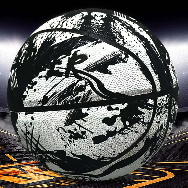 PUSHOVER PU Basketball Size 7 Training Unisex-30