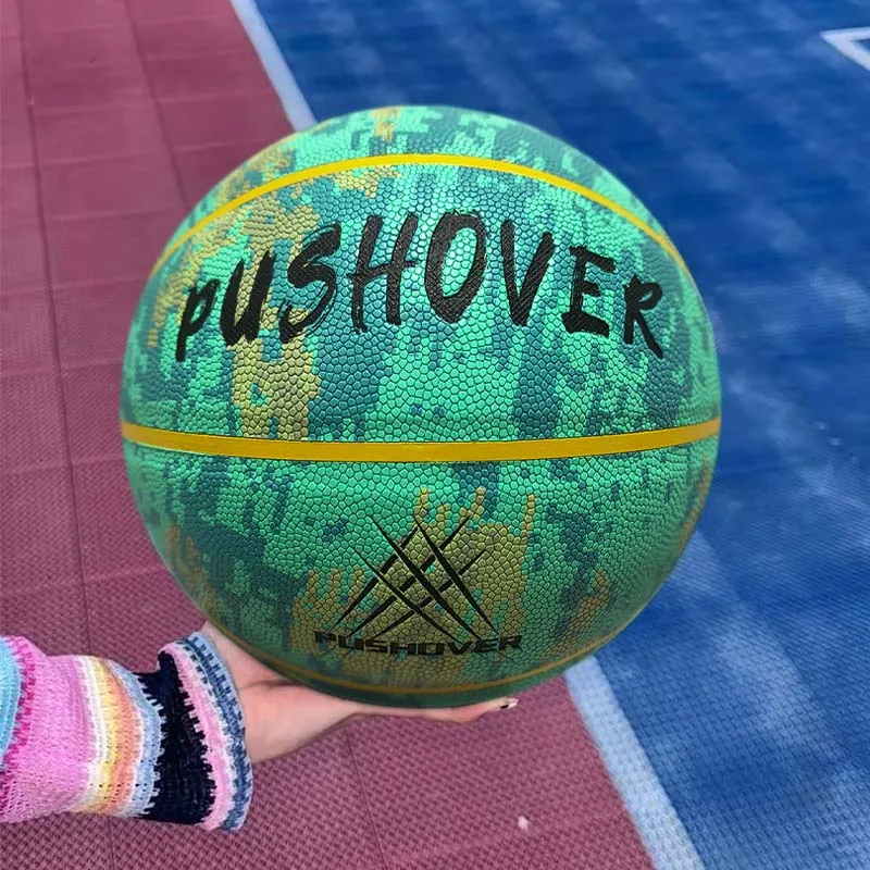 PUSHOVER PU Size 7 Basketball Size 7 Ball Training Unisex-22