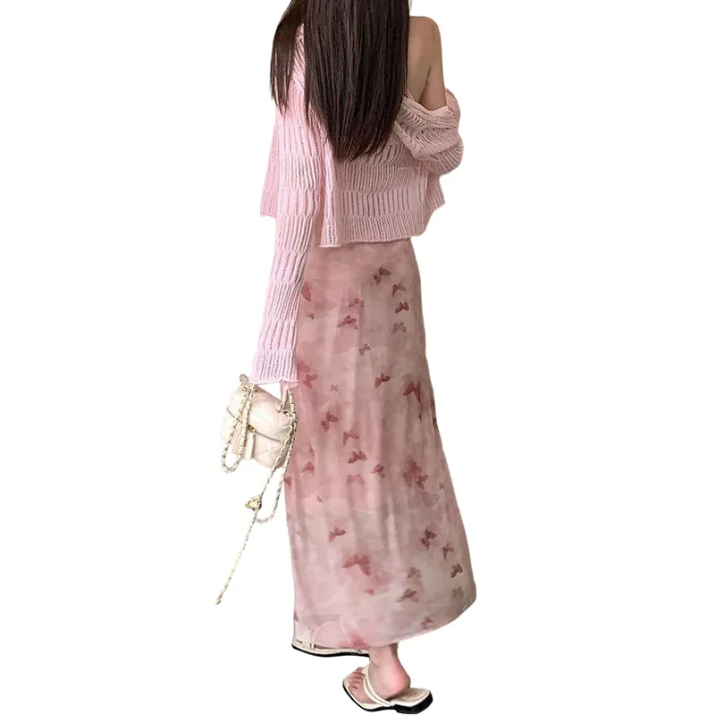 ROBINHOOD Slip Dresses Women's Pink-2