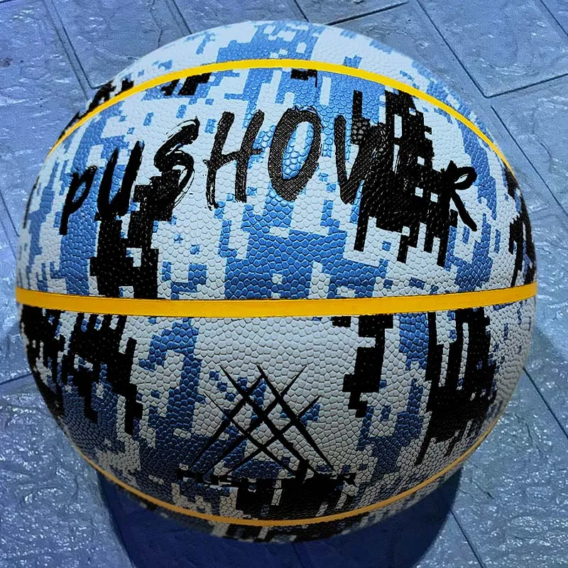 PUSHOVER PU Size 7 Basketball Size 7 Ball Training Unisex-28