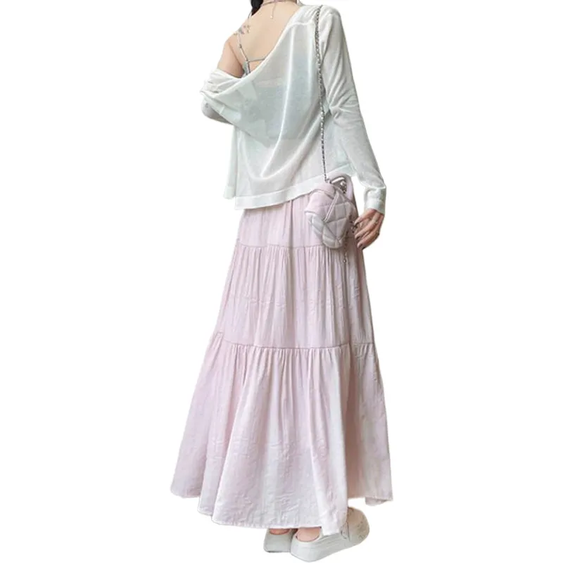 ROBINHOOD Casual Long Skirt Women's-2