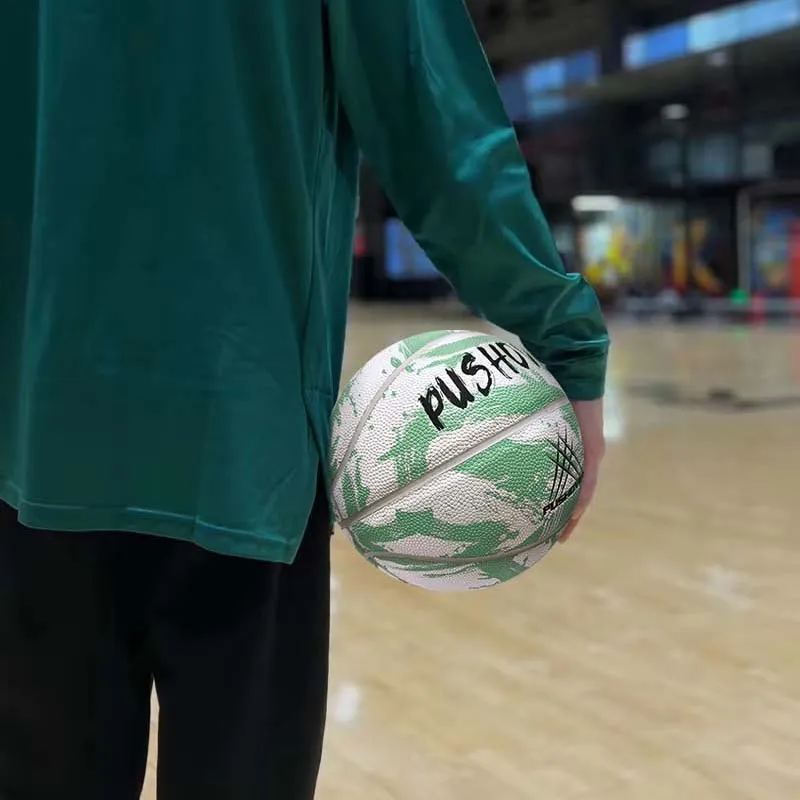 PUSHOVER PU Basketball Size 7 Training Unisex-7