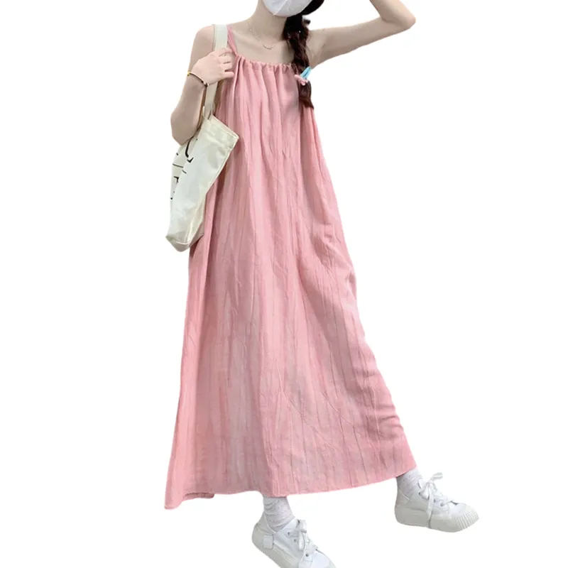 ROBINHOOD Slip Dress Women's Pink-1