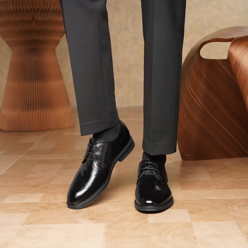 LAORENTOU Dress Shoes Men's Black-4