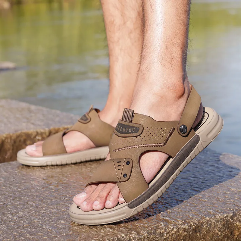 LAORENTOU Beach Sandals Men-10