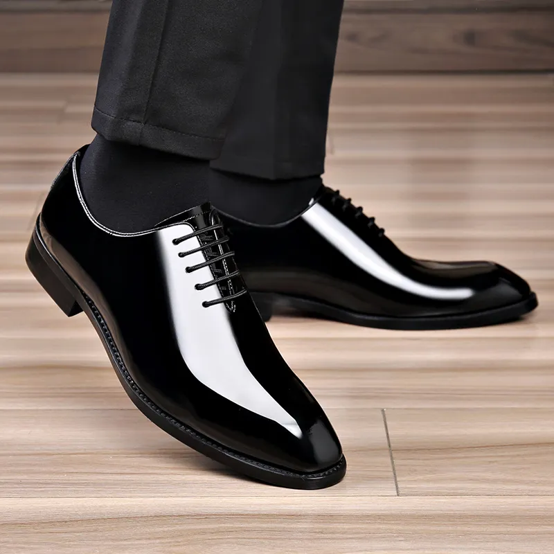 LAORENTOU Dress Shoes Men's Black-6