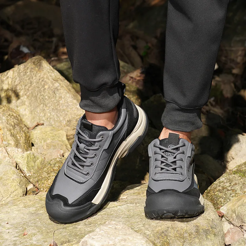 LAORENTOU Cushioning Slip Resistant Waterproof Low Top Outdoor Shoes Men's-12