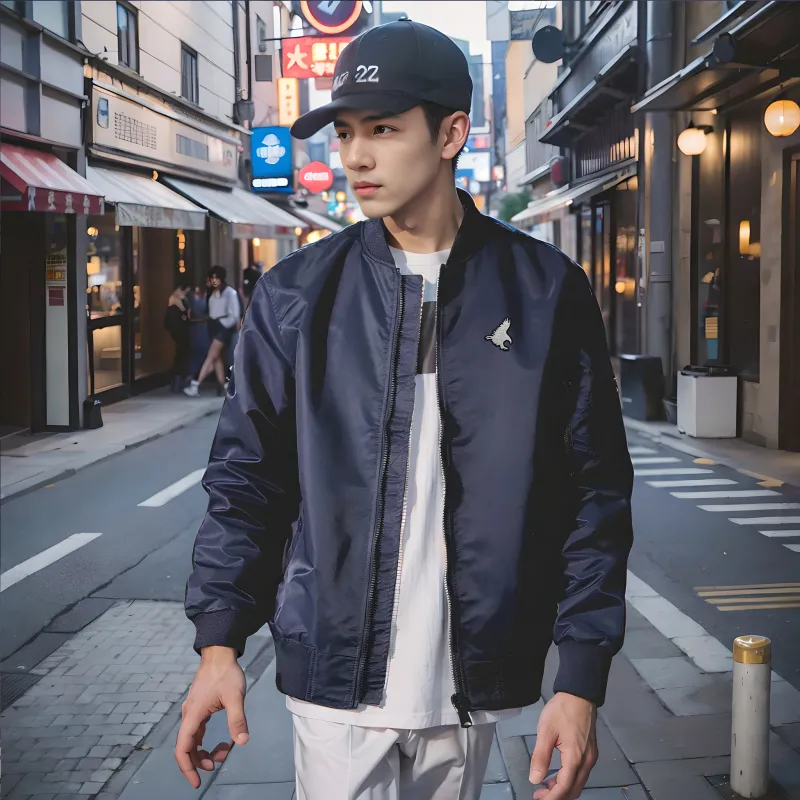 TREK&TRAVEL Baseball Jacket Men's-18