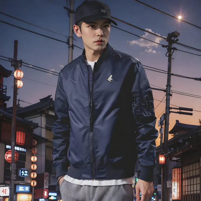TREK&TRAVEL Baseball Jacket Men's-20