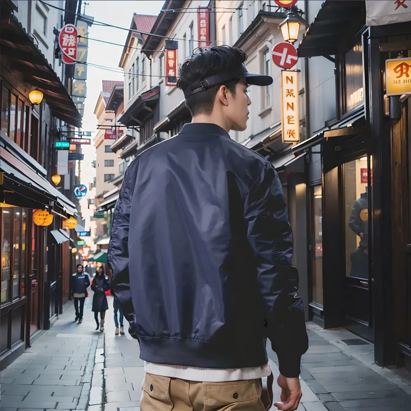 TREK&TRAVEL Baseball Jacket Men's-21