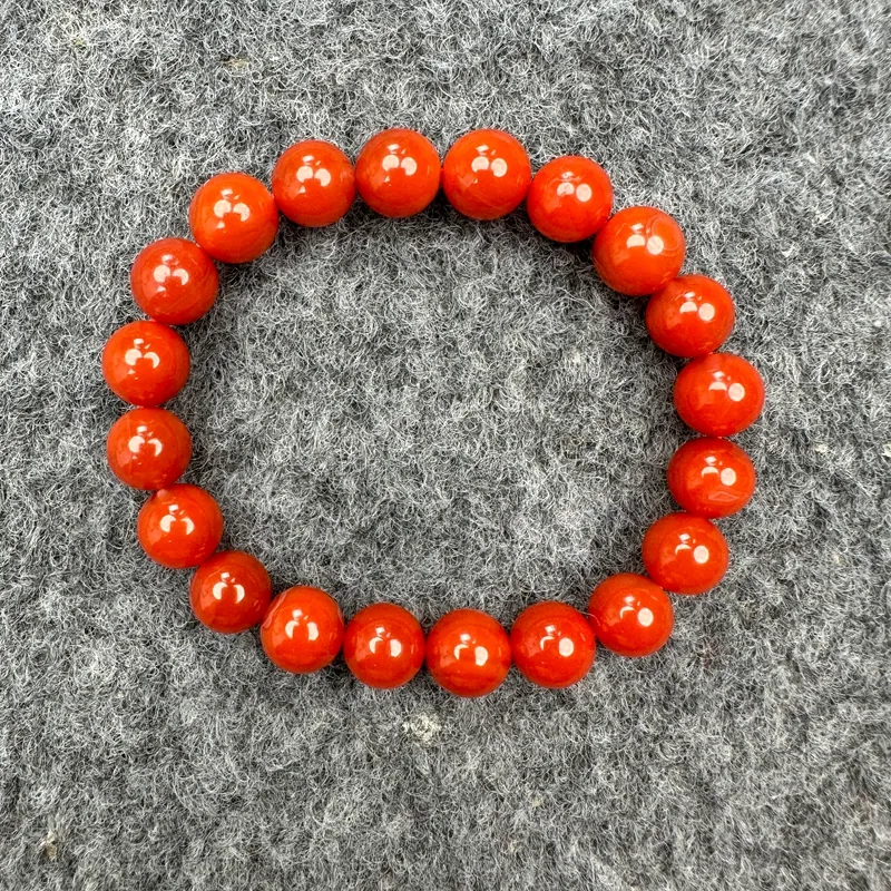 Meter Southern Red Agate Fine Jade Bracelets Unisex-5