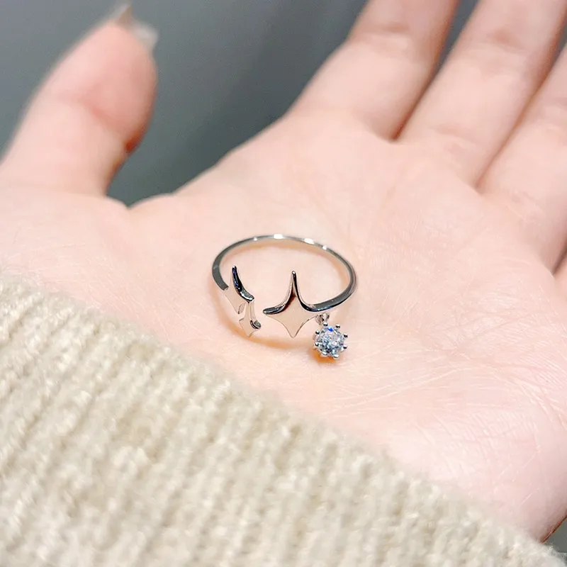 R Z Y S925 Silver Rings Women's-1