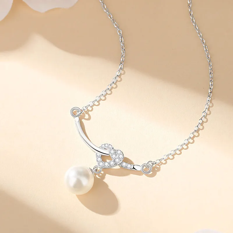 R Z Y S925 Silver Necklaces Women's-2