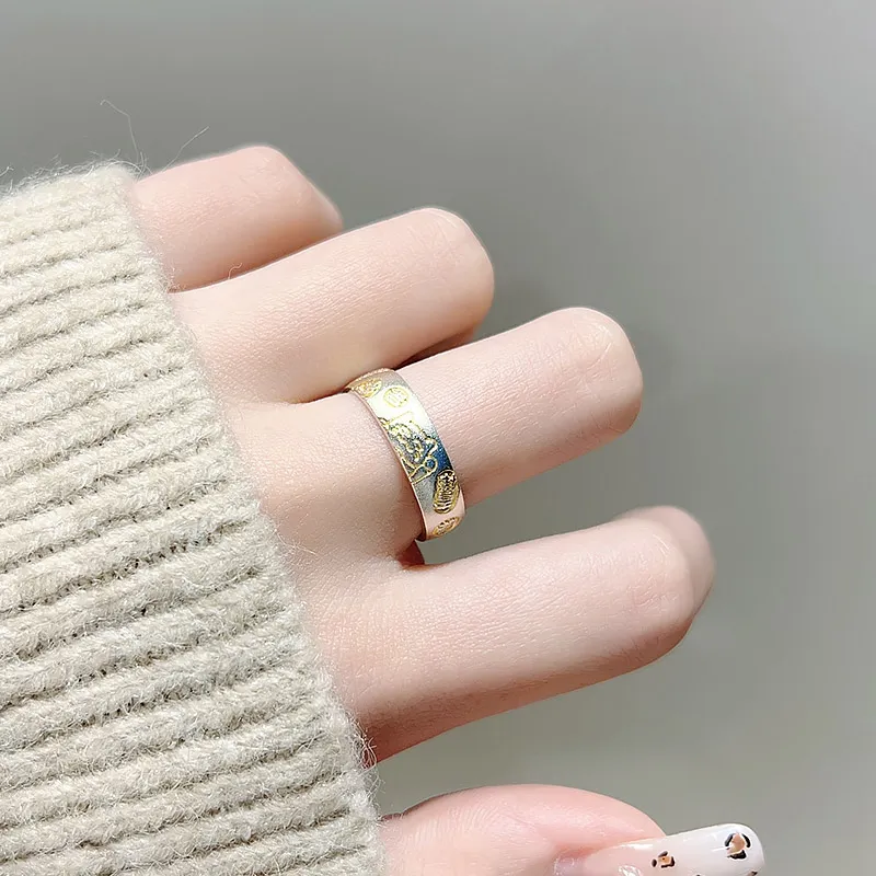 R Z Y S999 Fine Silver Rings Unisex-3