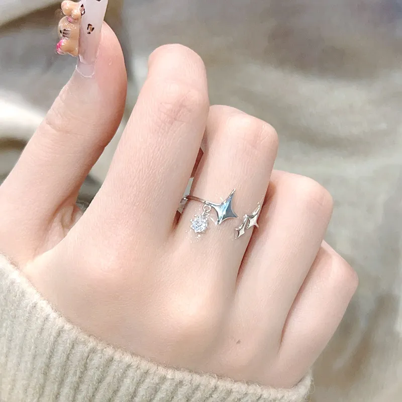 R Z Y S925 Silver Rings Women's-3