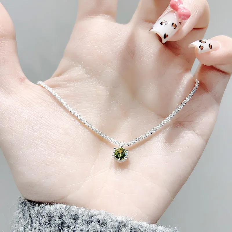 R Z Y S925 Silver Necklaces Women's-1