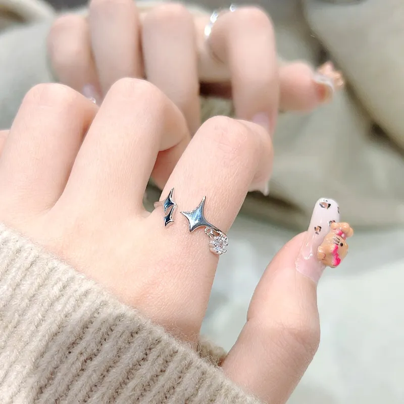 R Z Y S925 Silver Rings Women's-4