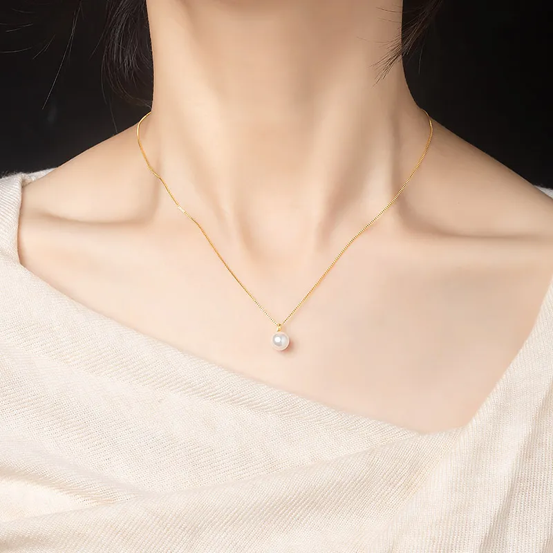 R Z Y S925 Silver Necklaces Women's-2