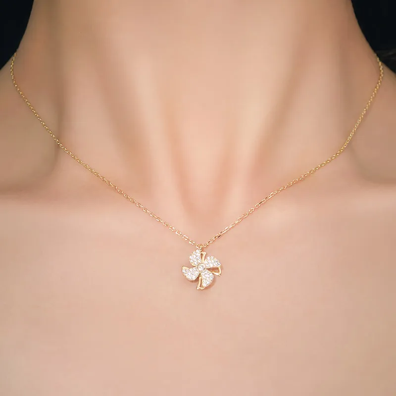 R Z Y S925 Silver Necklaces Women's-1