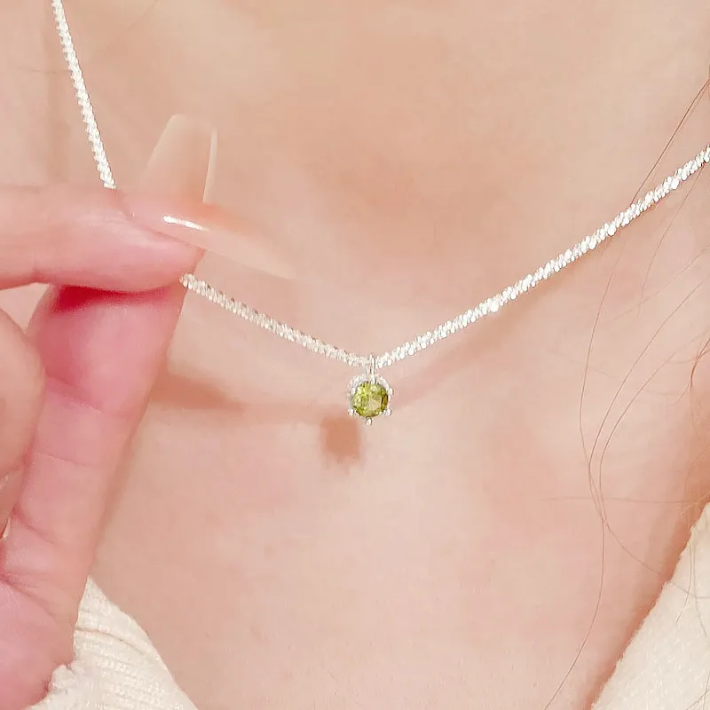 R Z Y S925 Silver Necklaces Women's-4