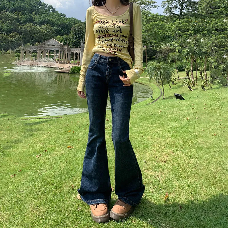 Kazakhstan Jeans Women's Dark Blue-2