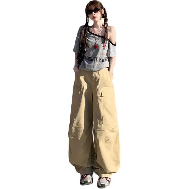 Kazakhstan Casual Pants Women's Khaki-9