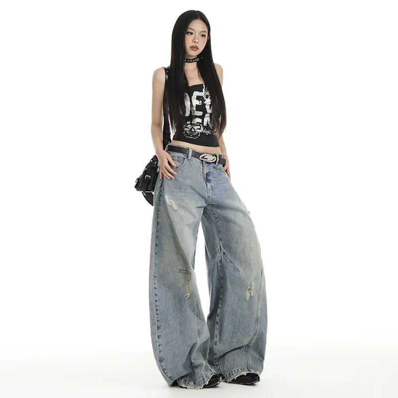 Kazakhstan Jeans Women's Light Blue-6
