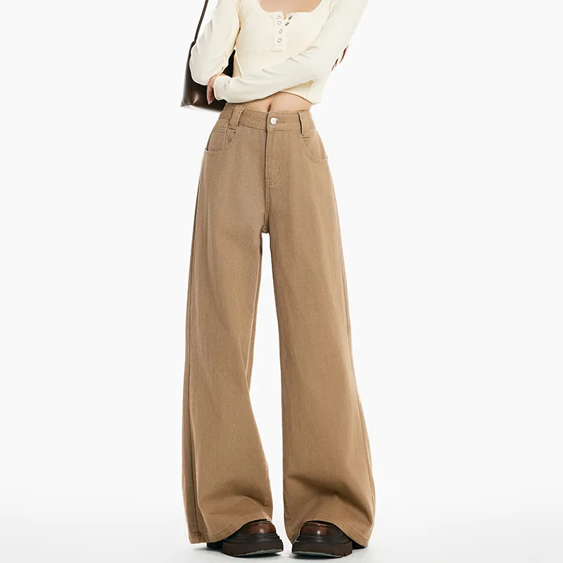 Vine Color Jeans Women's Latte Brown-7